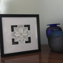 Load image into Gallery viewer, Origami Tessellation and fractal LED Light Frame