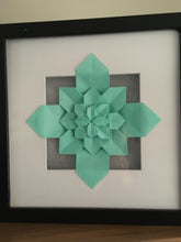 Load image into Gallery viewer, Origami Tessellation and fractal LED Light Frame
