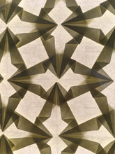 Load image into Gallery viewer, CU of LED Origami Wall Art made with Japanese Paper that Lights Up